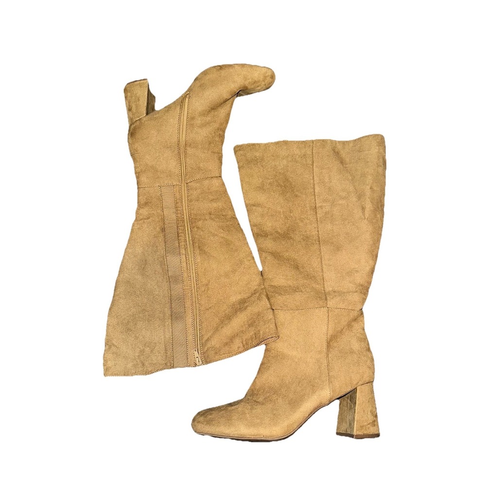 Over Knee Slouch Boots 12W Faux Suede 24.5"‎ Dream Cloud Lane Bryant #4639BMT